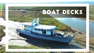 Ep 146 A Decked Out Deck Before Winter boatproject boatrestoration [upl. by Eveiveneg]