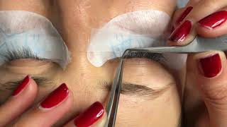 Volume Eyelash Extensions Set using 3D 4D and Individuals SMALL EYES [upl. by Amiaj]