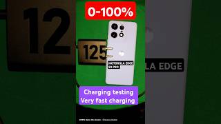 125W Motorola edge 50 pro charging test 125W charger mobile under 30000 Motorola 125 W charging [upl. by Ahsienor245]