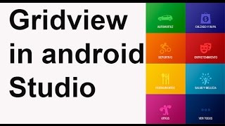 Gridview in android studio [upl. by Mosira]