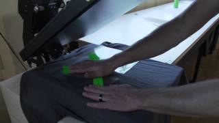 How to heat press two color vinyl transfers using Siser Easyweed [upl. by Ferreby815]