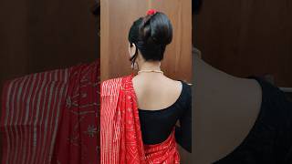 Very Easy Karwa chauth Juda Hairstyle❤️ shortsvideo juda hairstyle karwachauthspecial [upl. by Saravat636]