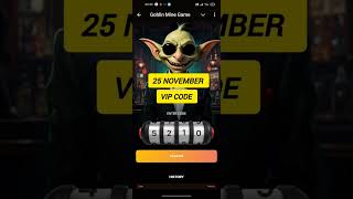 25 November Goblin Mine Game Code  Goblin Mine Game VIP Code  Goblin Mine Game Daily Codecode [upl. by Anwahsar940]