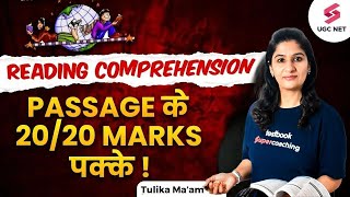 UGC NET Paper 1  UGC NET 2024 Paper 1 Reading Comprehension Series06  Tulika Maam [upl. by Elliot]