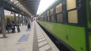 Flixtrain verlässt Hamburg HBF mit Makro [upl. by Marva]