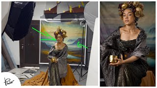 CREATE SOFT PAINTERLY PORTRAITS with this 3 LIGHT SETUP [upl. by Dalohcin689]