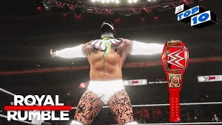 WWE 2K19 Royal Rumble 2019 Top 10 Predictions [upl. by Tima]