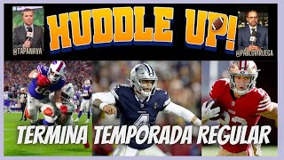 HuddleUP Termina Temporada Regular NFL TapaNava amp PabloViruega [upl. by Tingey]