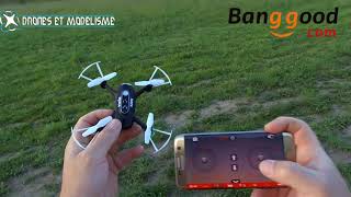 SYMA X22W TEST FLIGHT BANGGOOD [upl. by Austine]