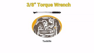 Tacklife 38” Torque Wrench Review [upl. by Kensell]