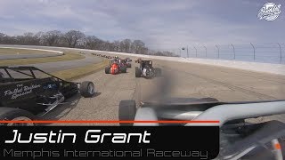 USAC Silver Crown Series  Justin Grant Memphis International Raceway Feature  32319 [upl. by Sochor419]