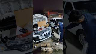 Toyota Yaris and honda City fog lights installationAbdullah gee Poshish Fsd [upl. by Onimod297]