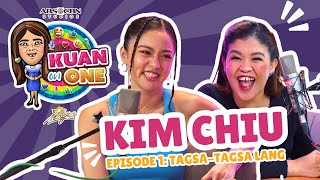 Kim Chiu “Tagsatagsa lang…”  Melai Cantiveros  KUAN ON ONE Full Episode 1 with subtitles [upl. by Atiekal631]