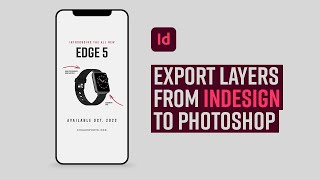 Learn how to export layers from Adobe InDesign to Photoshop and create an animated GIF [upl. by Lalitta]