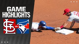 Cardinals vs Blue Jays Game Highlights 91524  MLB Highlights [upl. by Kohn]