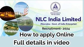 How to apply the NLC Industrial Trainee  Recruitment 2024 [upl. by Aliemaj]