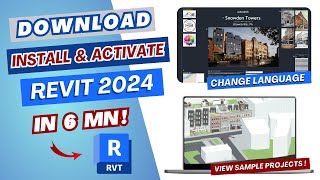 Download Install and Activate Revit 2024 for free l Step by step Tutorial l Explore New Features [upl. by Melentha]