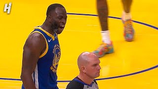 Draymond Green Gets HEATED with Ref Over Elbow NoCall 👀 [upl. by Briano]