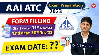 AAI ATC JE 2023 form filling started  Last date 30th Nov  Tentative Date of Exam [upl. by Sarson22]