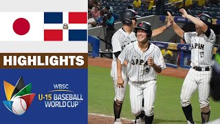 日本 vs ドミニカ共和国 イライトト 2024 第6回 WBSC U15 ワールドカップオープニングラウンド 第1戦 [upl. by Tyne]