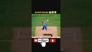 Anrich Nortje Ka Katarnak Bowling Action  Anrich Nortje Vs Hardik Pandya  cricket shorts [upl. by Alliuqat402]