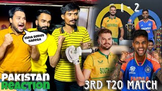 India Won the Match😱  Pak Public Reaction on Ind vs Sa 3rd T20  Youngsters Ki Vynz [upl. by Tab940]