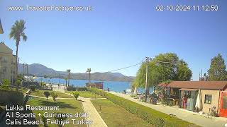 Live from Calis Beach Fethiye Turkey  Fethiye webcam [upl. by Ijneb]