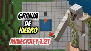 Granja de hierro minecraft bedrock 121 [upl. by Gabrielson]