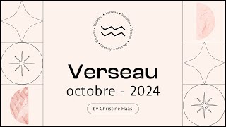 Horoscope Verseau ♒️ Octobre 2024 🥨 par Christine Haas [upl. by Ahsema]