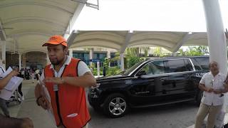 Navigating out of Cancun Airport Mexico  Find your airport transfer in 4K [upl. by Lilith]