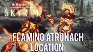 Skyrim  Flaming Atronach Book Location [upl. by Hilda]