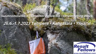 FIN5Rastiviikko 4 osakilpailu  FIN5 Orienteering Week day 4 [upl. by Neetsirhc]