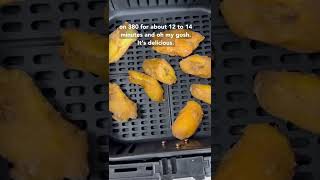 Making Plantains in my Air Fryer using frozen plantains [upl. by Eelyram]