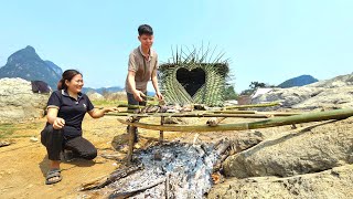 Diary of living together  Journey to harvest carp in the lake Enough food for 1 month [upl. by Adebayo]