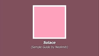 Earl Sweatshirt  Solace Sample Guide [upl. by Selwyn]