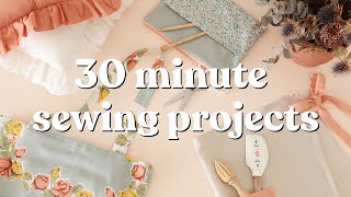 Sewing Projects to Make in 30 Minutes [upl. by Kloman]