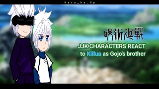 JJK Trio  Gojo react to Killua as Gojos brother  jjk x hxh  reaction gc  NarukoXp [upl. by Cirala]