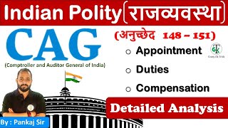 Comptroller And Auditor General of India  CAG of India  Indian Polity  Crazy Gk Trick [upl. by Ilohcin]