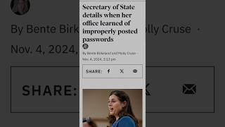 Colorado Democrat leaked Voting System Passwords Wont resign [upl. by Ased]