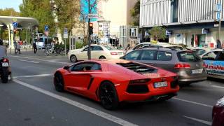 Lamborghini Aventador acceleration SOUND [upl. by Royd]