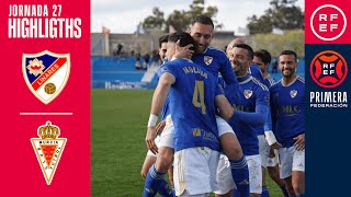 Resumen PrimeraFederación  Linares Deportivo 20 Real Murcia CF  Jornada 27 Grupo 2 [upl. by Ogaitnas]