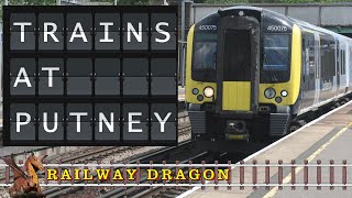 Trains at Putney [upl. by Atilehs]