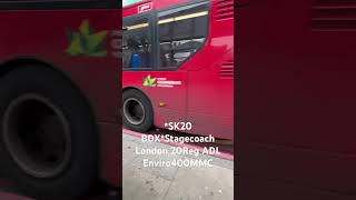 SK20 BDXStagecoach London 20Reg ADL Enviro400MMC [upl. by Leahcimal808]