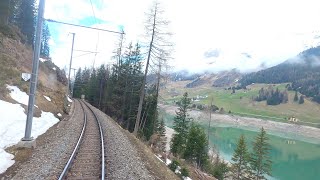 ★ 4K 🇨🇭Klosters Platz  Davos Platz cab ride Switzerland 052021 [upl. by Rabma]