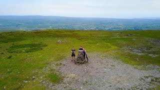 Ingleborough  Yorkshire Dales Drone Flight 4k [upl. by Auohs]