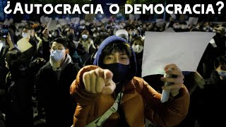 Protestas en China ¿autocracia o democracia [upl. by Lais]