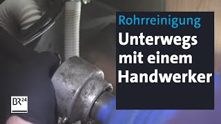 Wenn der Abfluss verstopft ist Einblick in den Arbeitsalltag eines Handwerkers  BR24 [upl. by Ker]