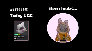 Request Free Limited UGC  Pink Kitsune Mask sold out 🚫 [upl. by Skiba]