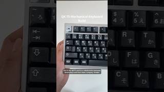 QK75 Mechanical Keyboard Build keeb mechanicalkeyboard qwertykeys [upl. by Myrta]