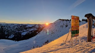 SkiWelt Zonsopgang 27 december 2023 [upl. by Iago]